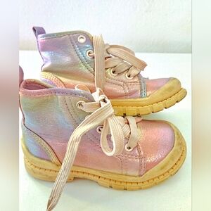 Iridescent Kids Boots